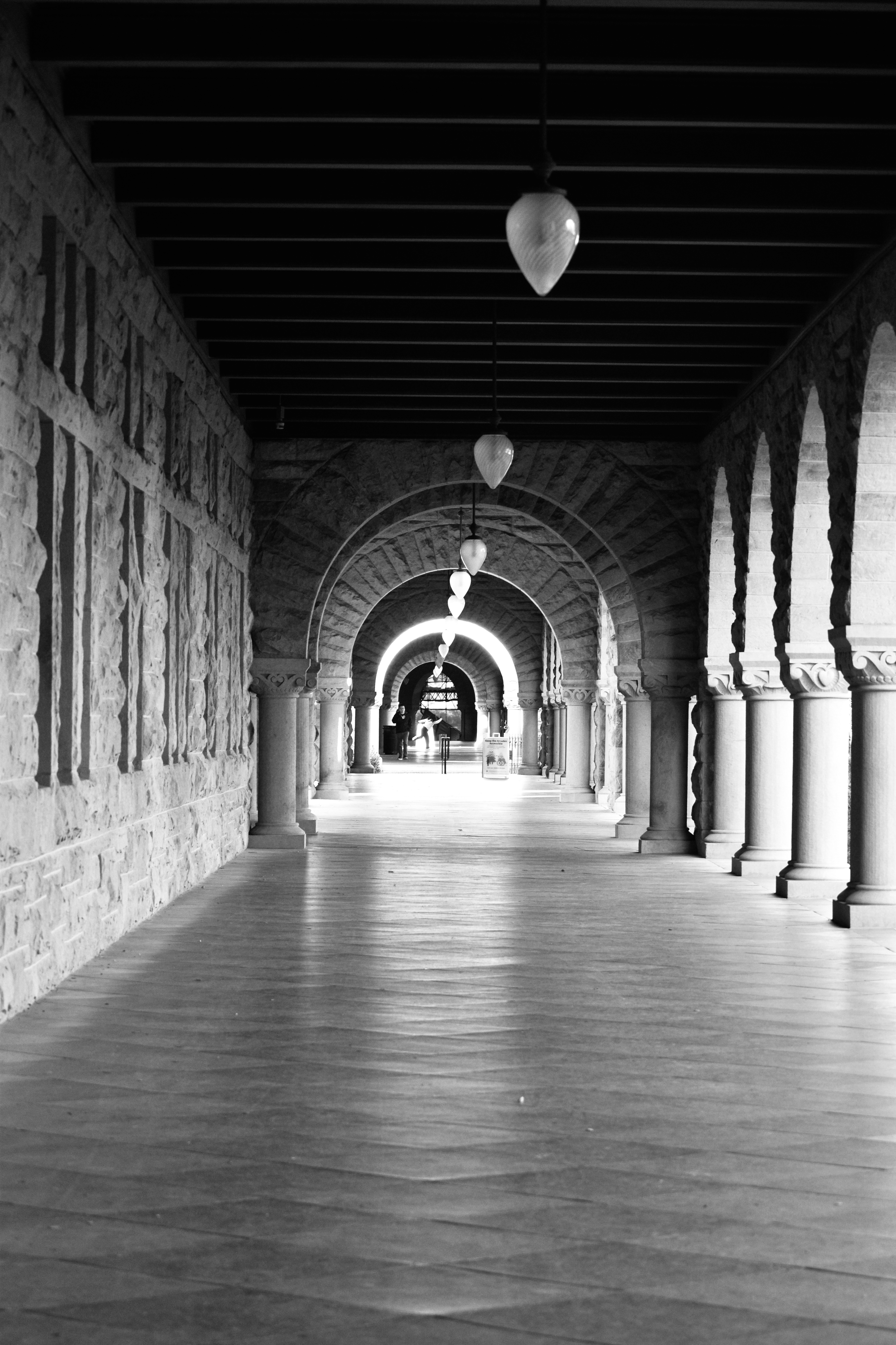 standford univercity CA-hallway